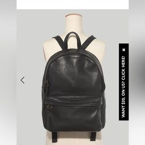 Madewell leather backpack